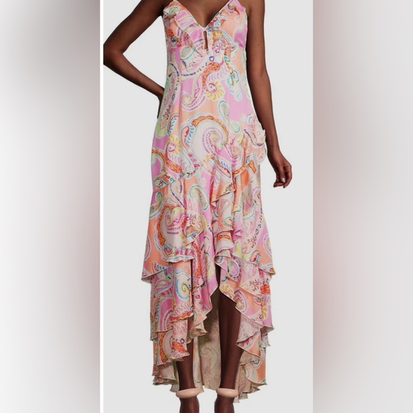 Milly
Edra paisley-print ruffled dress size 10 - Picture 2 of 6